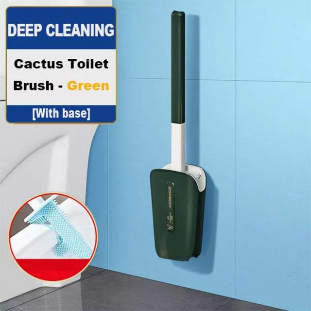 Toilet Brush with Rim Cleaner