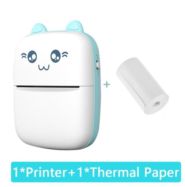Bluetooth-Compatible Mini Thermal Printer
