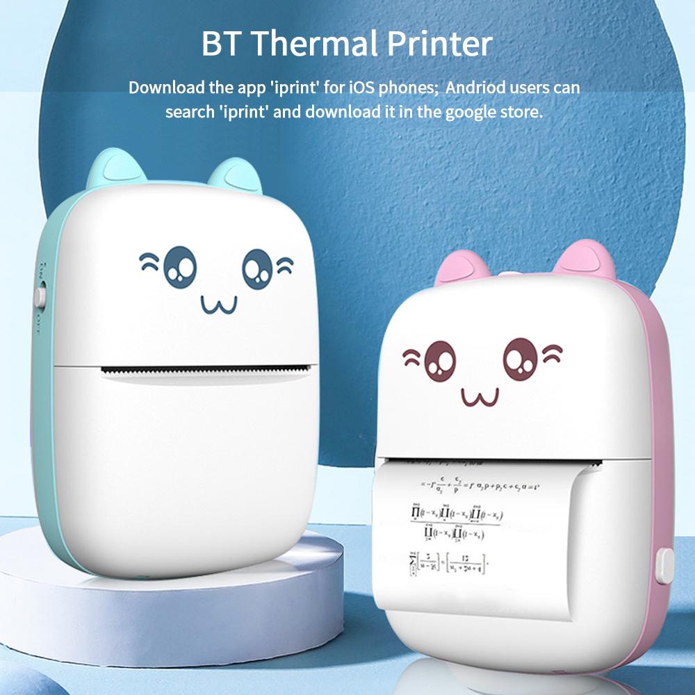 Bluetooth-Compatible Mini Thermal Printer