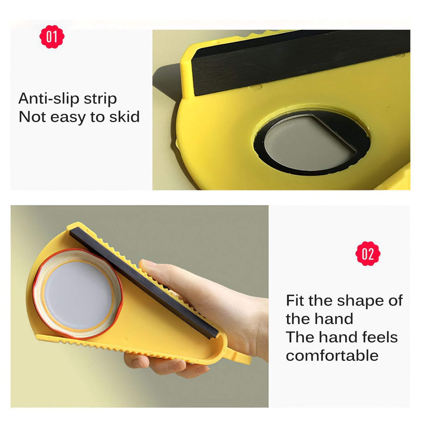 V-shaped Non-slip Jar/Can Opener