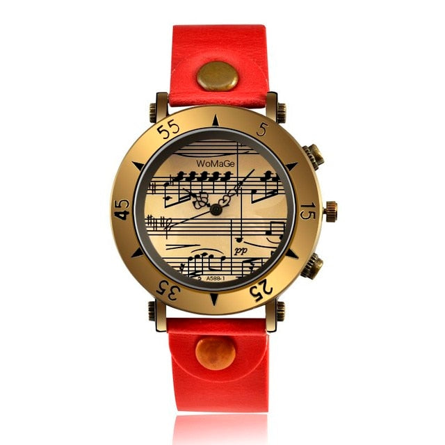 Music Style Fashion Women's Watches