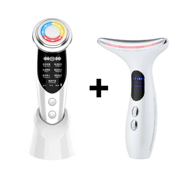 LED 7in1 Facial & Neck Massager