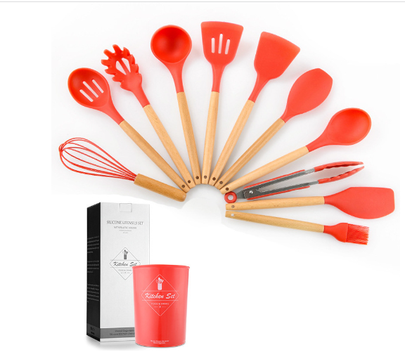 Non Stick 12pcs Spatulas And Spoons Set