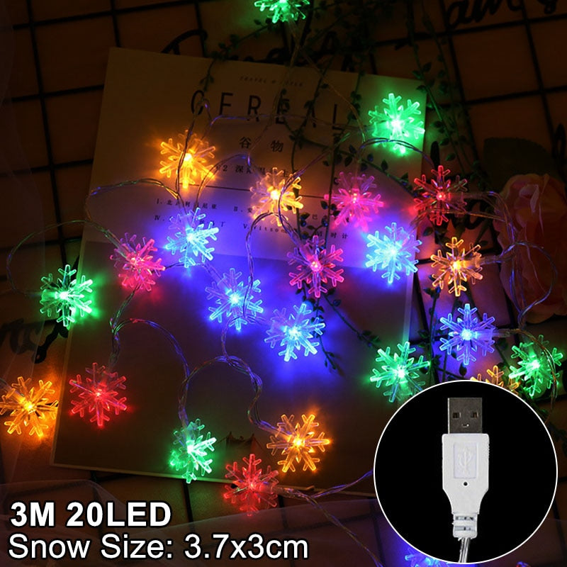 LED Christmas Hanging Lights Décor