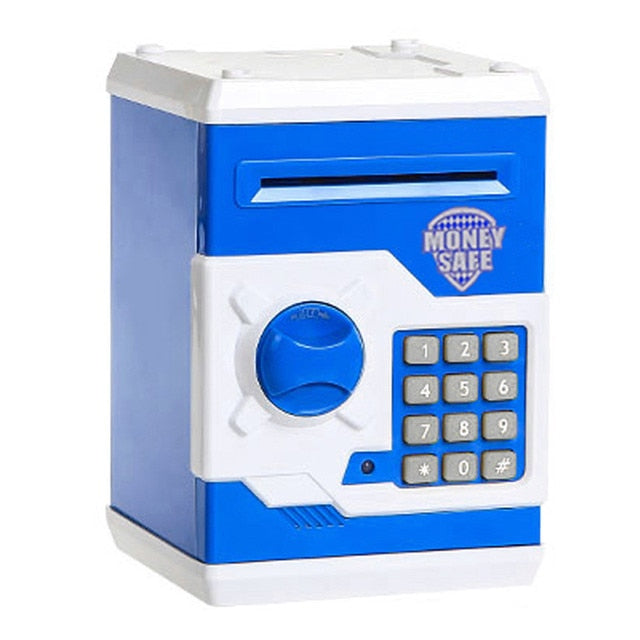 Electronic Piggy Bank ATM/Mini Safe/Safety Password/Coin Cash Deposit Machine