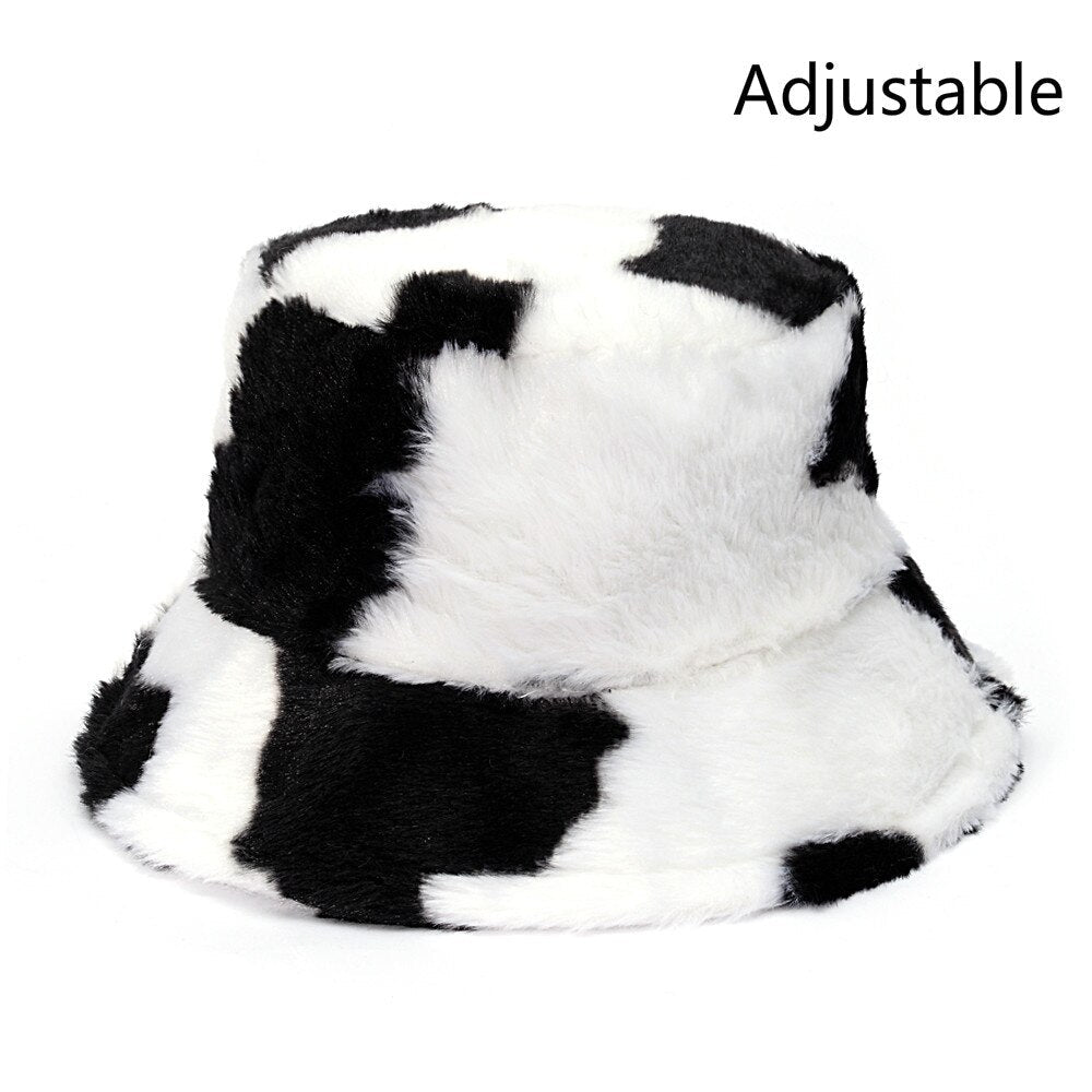 Winter Faux Fur Bucket Hats