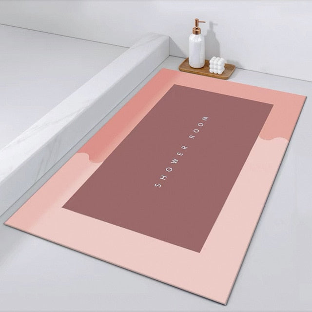 Quick Drying Absorbent Bathroom Mat