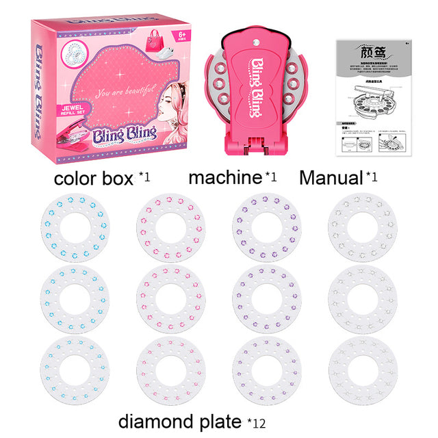 Blingers DIY Deluxe Set With 180 Multiple Shape and Colors