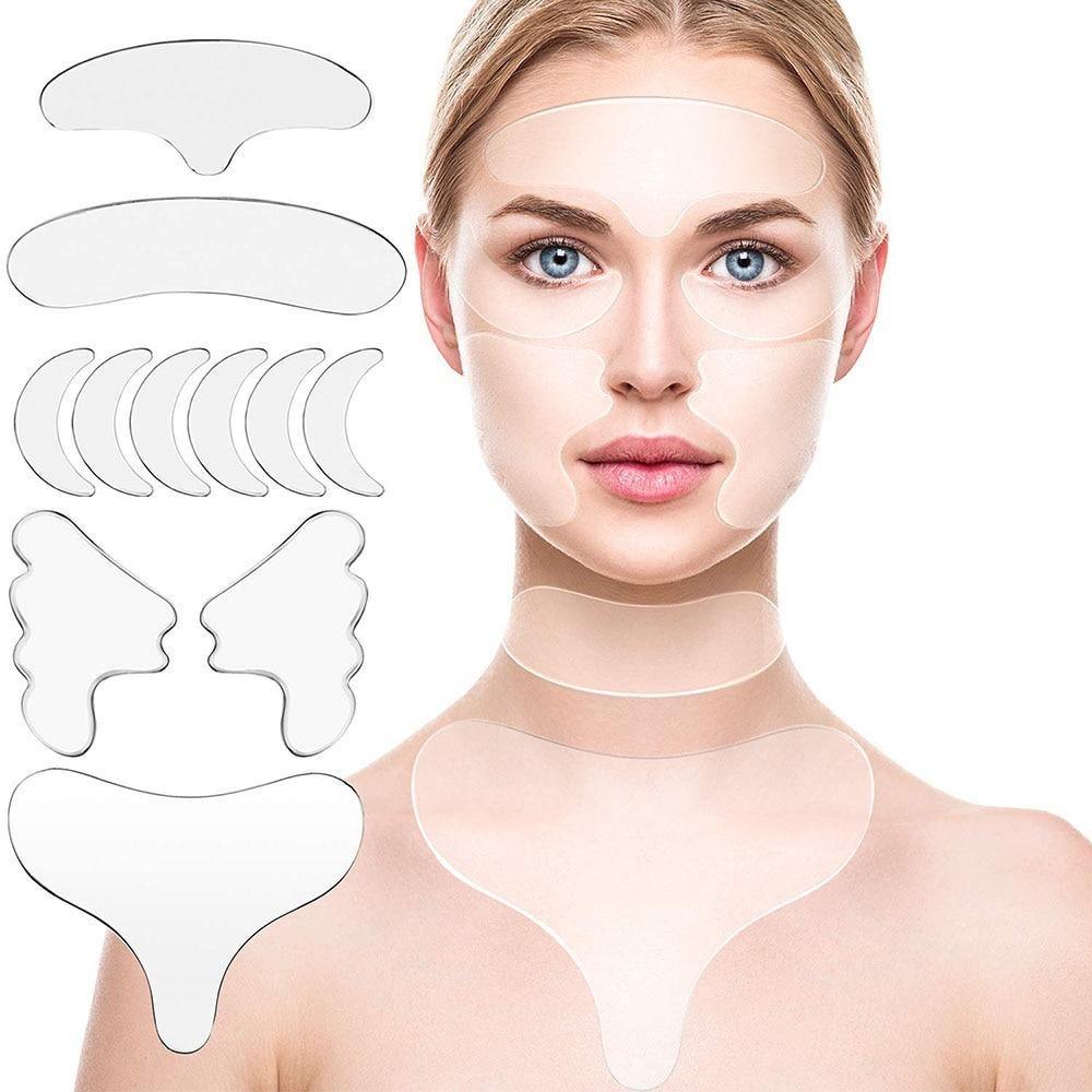 Silicone Anti-Winkle Face & Neck Stickers