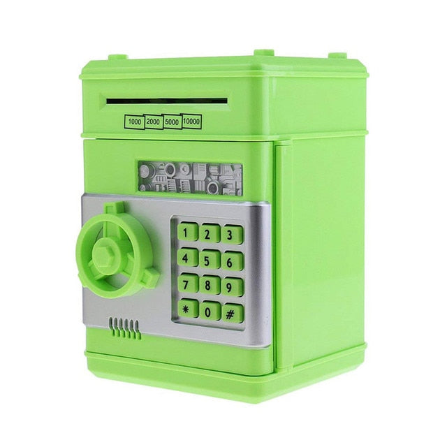 Electronic Piggy Bank ATM/Mini Safe/Safety Password/Coin Cash Deposit Machine