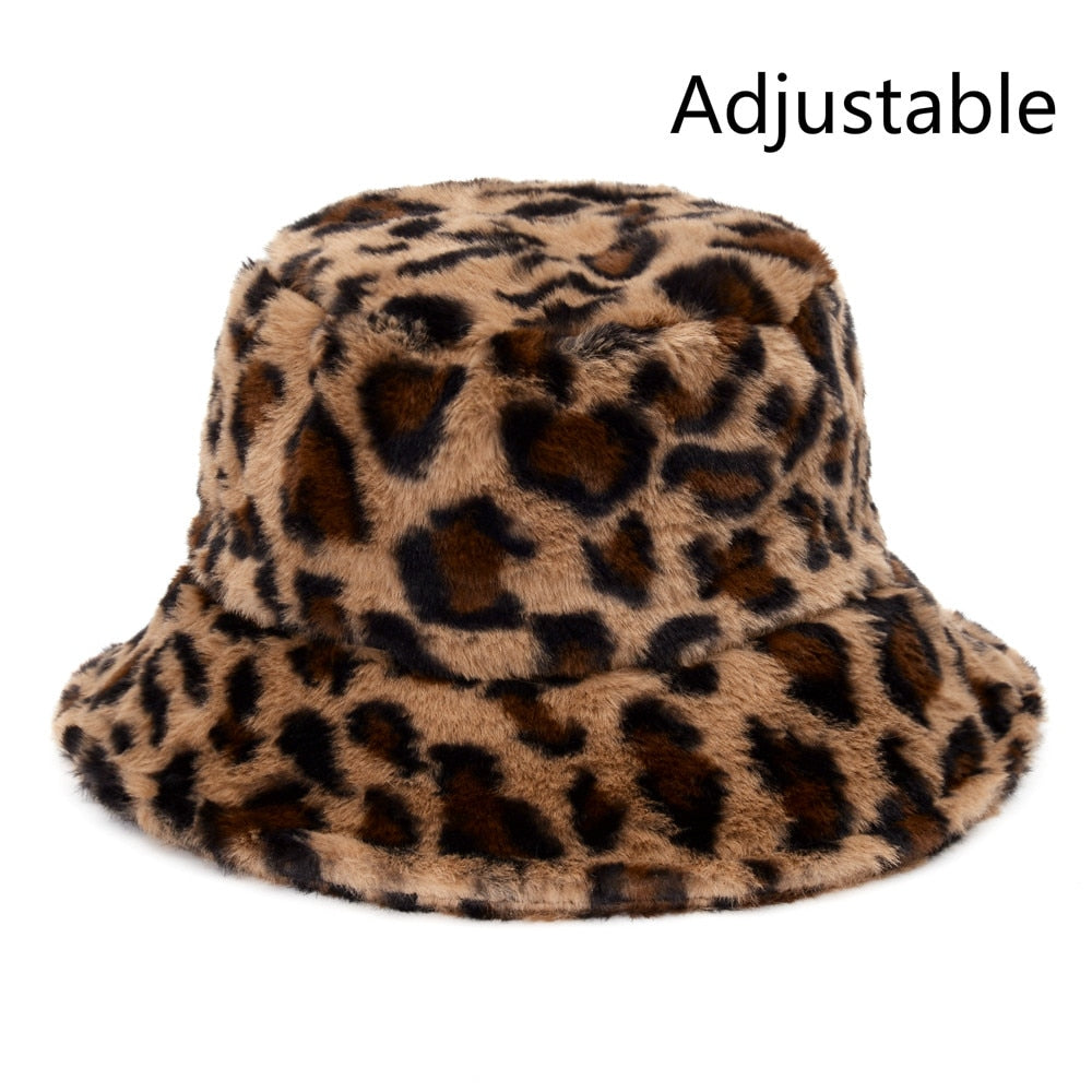 Winter Faux Fur Bucket Hats