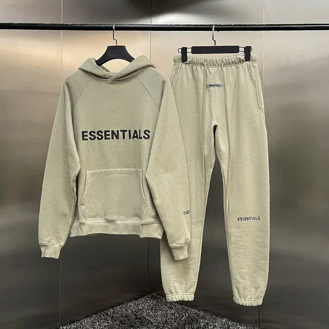 Reflective Name Hoodies & Joggers Set