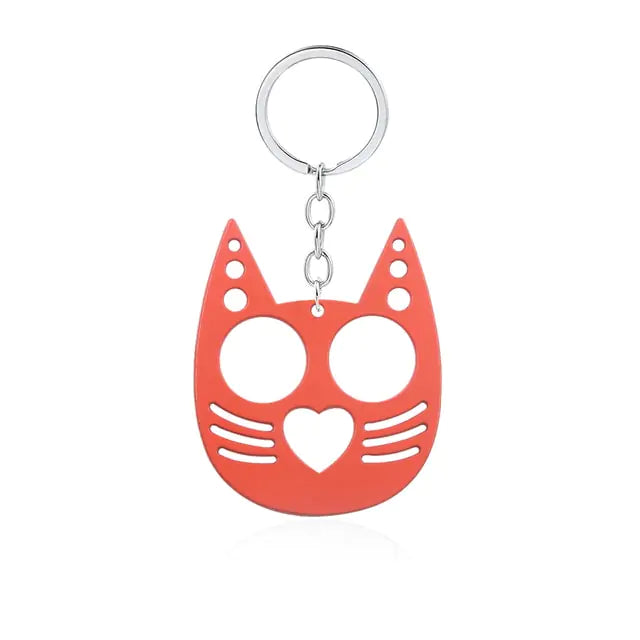 Cute Cat Self Defense Keychain