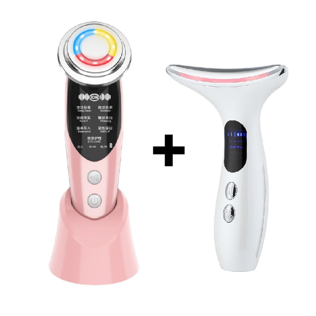 LED 7in1 Facial & Neck Massager