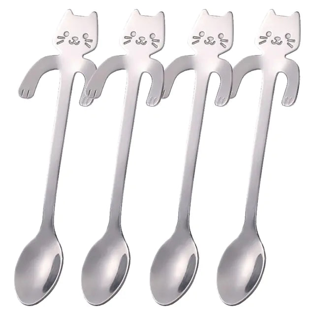 Cute Cat Coffee Spoon