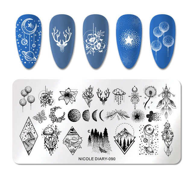 Nail Art Stamping Plates