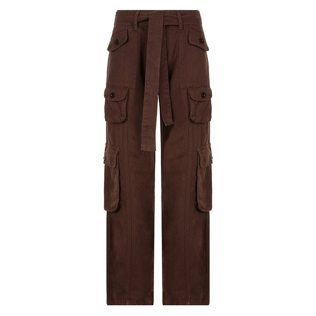 Low Waist Women's Cargo and Denim Pants