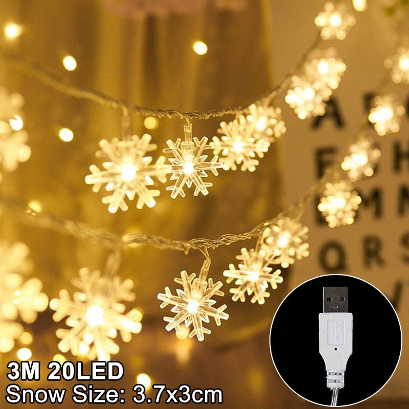 LED Christmas Hanging Lights Décor