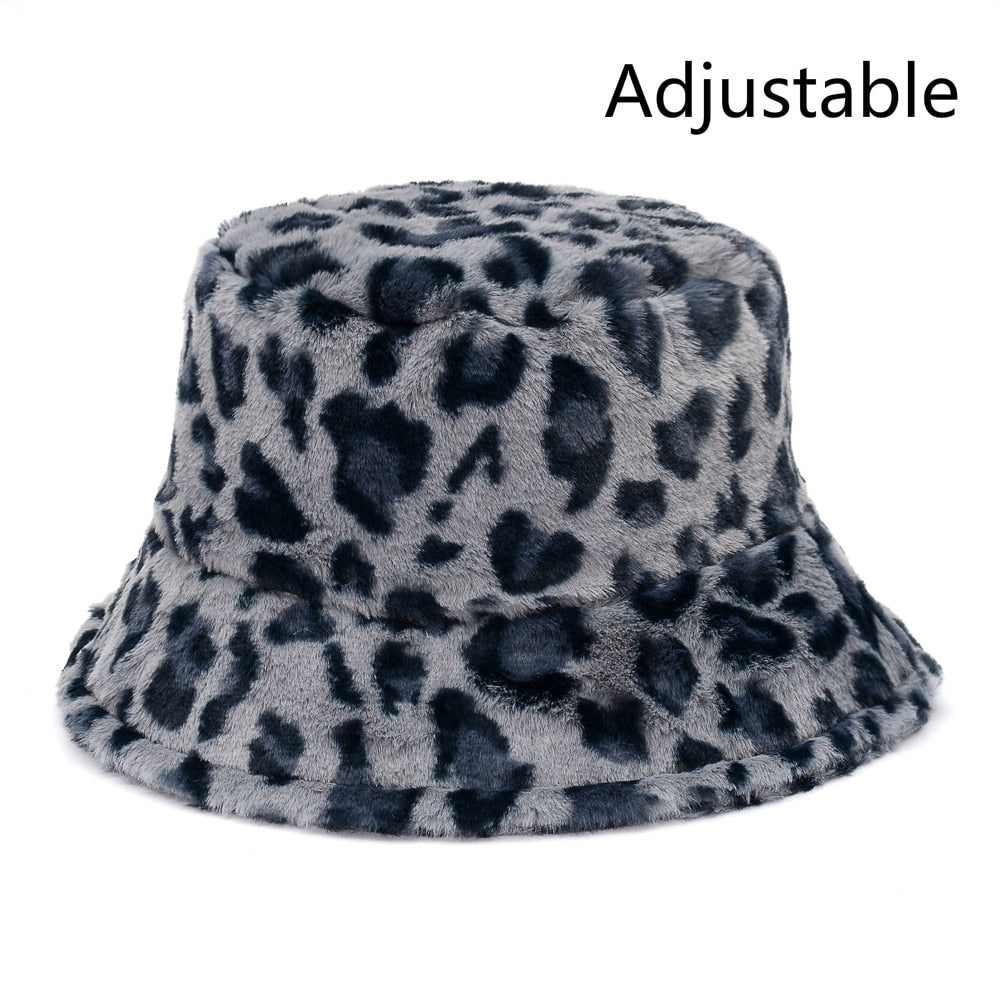 Winter Faux Fur Bucket Hats