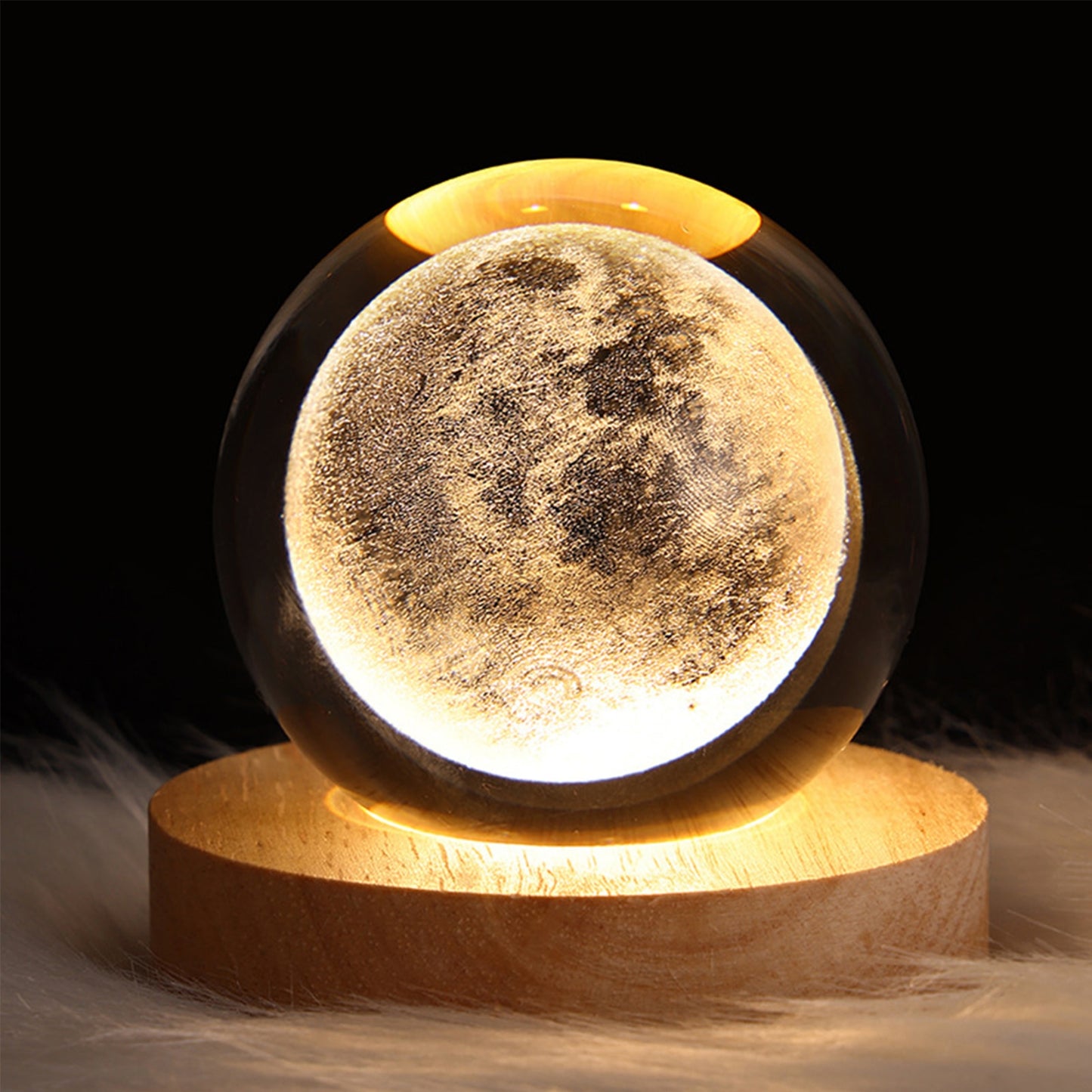 LED Night Light Crystal Ball