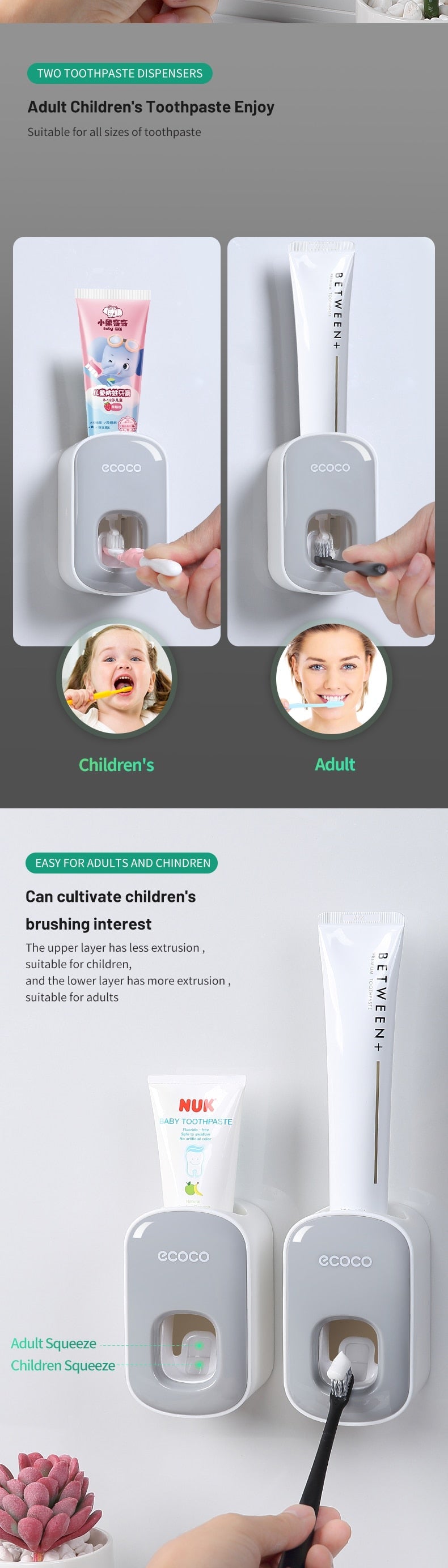 Automatic Toothbrush Holder & Dispenser