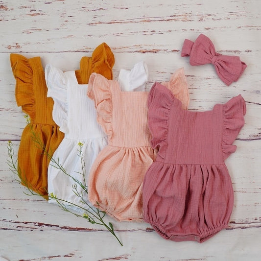 Organic Cotton Summer Baby Girl Outfit