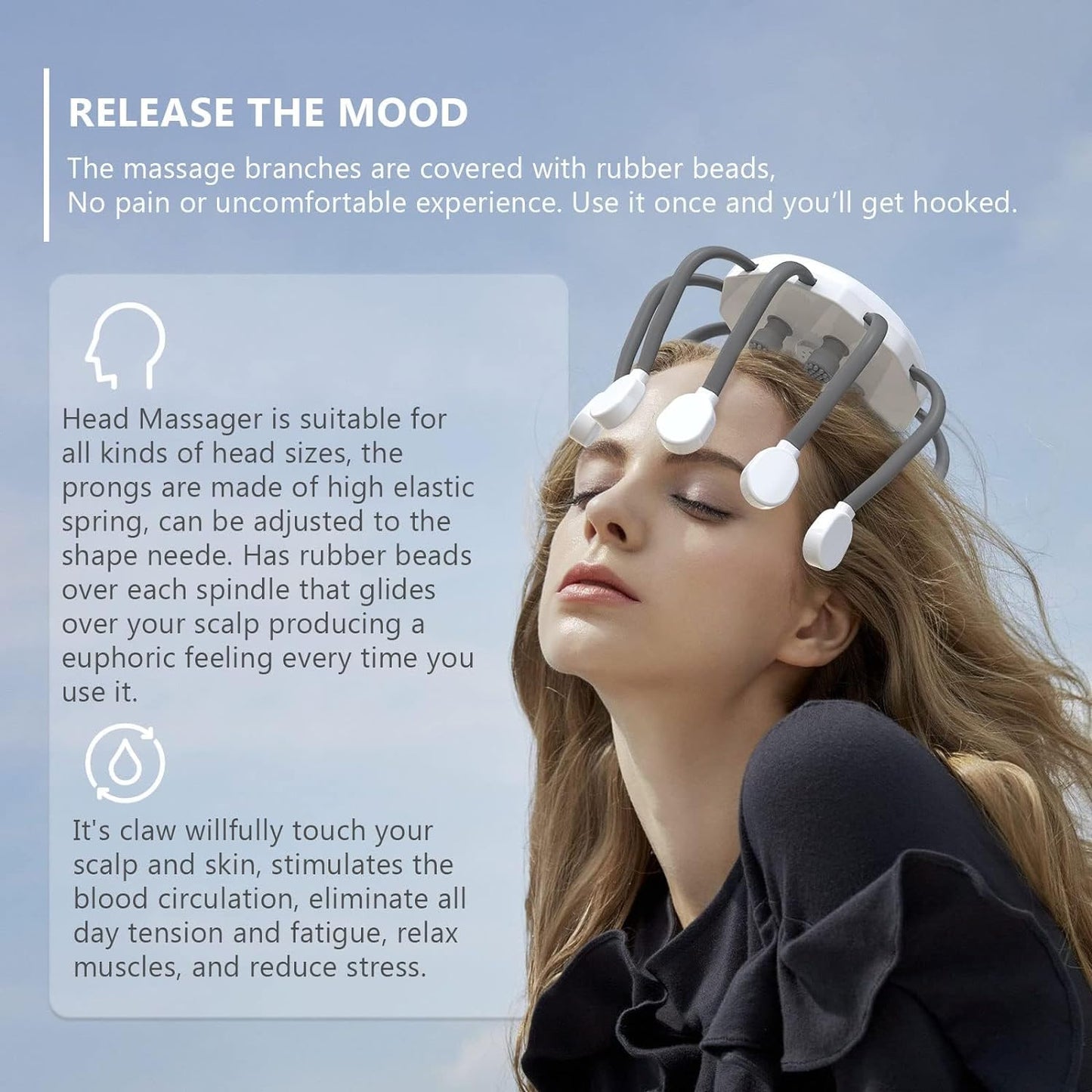 Meduso- Vibrating Head Massager