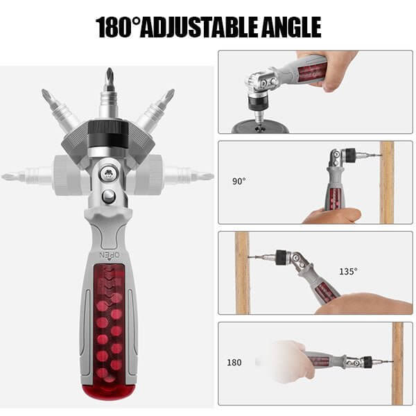 Multi-Angle Ratchet Screwdriver