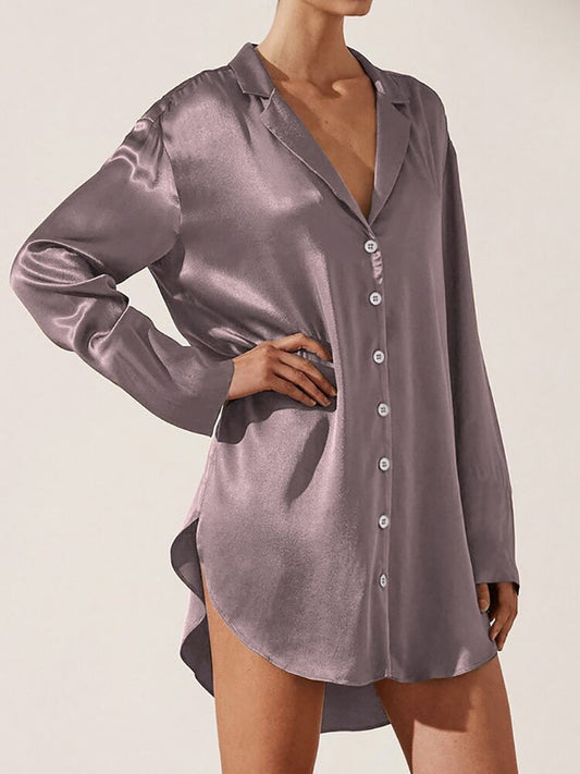 Linad Satin Night Shirt