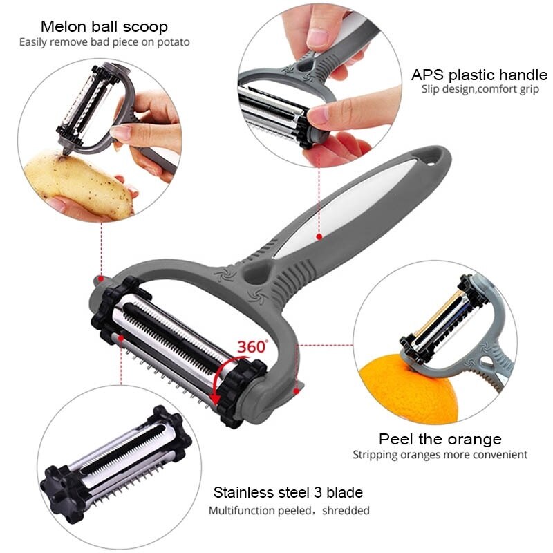 3 in 1 Multifunctional Kitchen Peeler