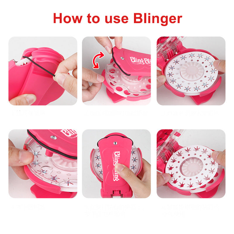 Blingers DIY Deluxe Set With 180 Multiple Shape and Colors