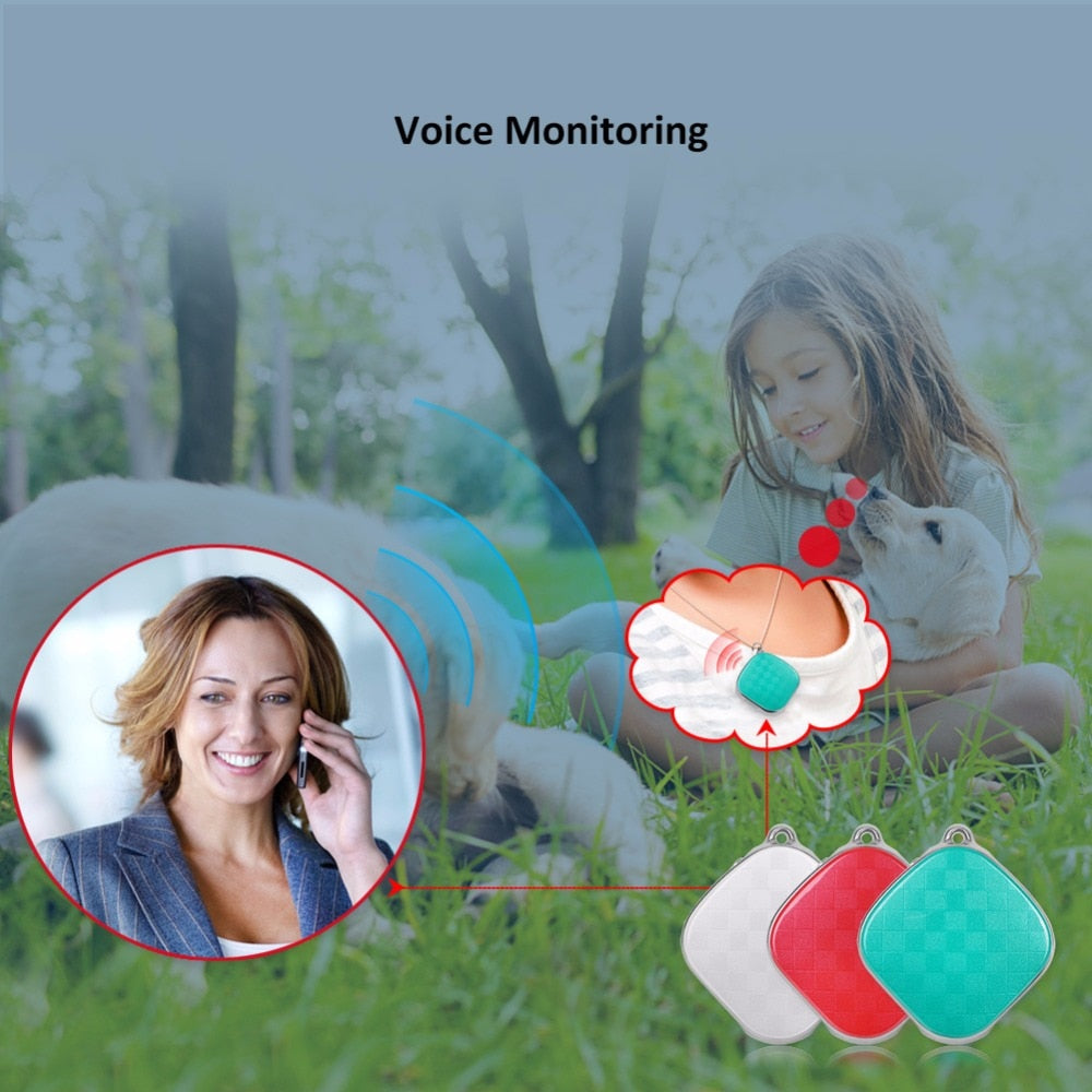 Mini Personal GPS Kids Tracker Listening Device