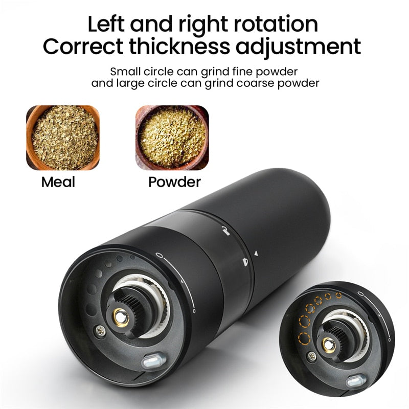 Electric Automatic Pepper or Salt Grinder With Light