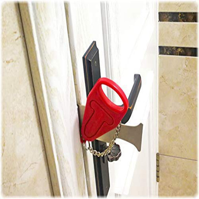 Portable Hotel Door Lock - Self-Defense Door Stop