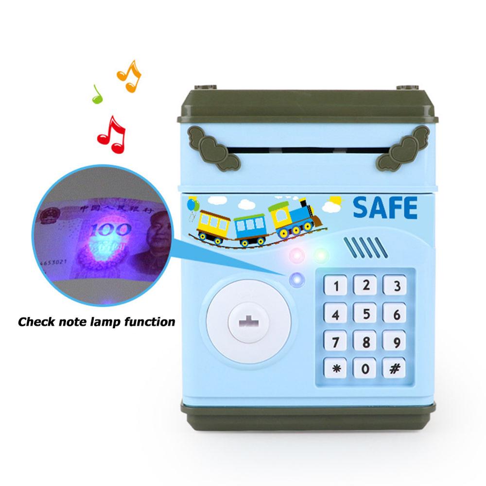 Electronic Piggy Bank ATM/Mini Safe/Safety Password/Coin Cash Deposit Machine