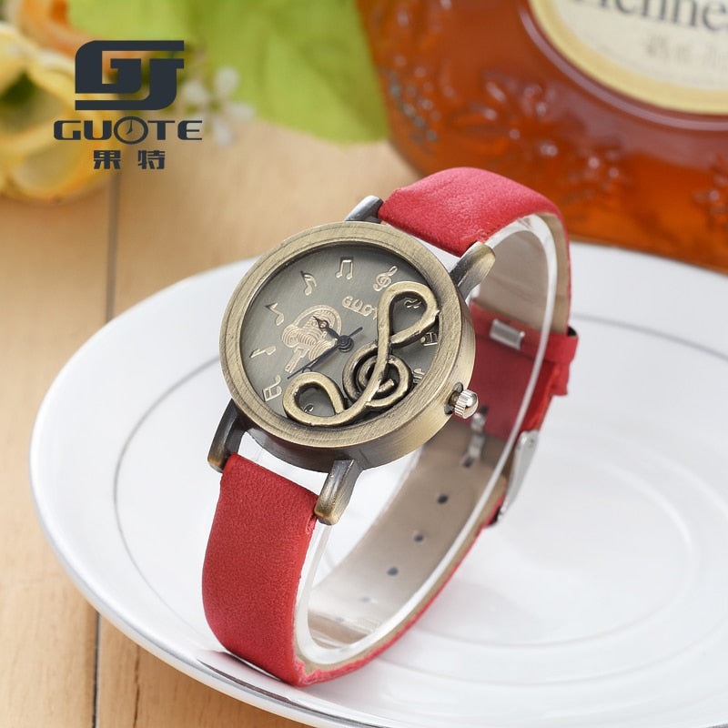 Luxury Ladies Music Note Casual Watch