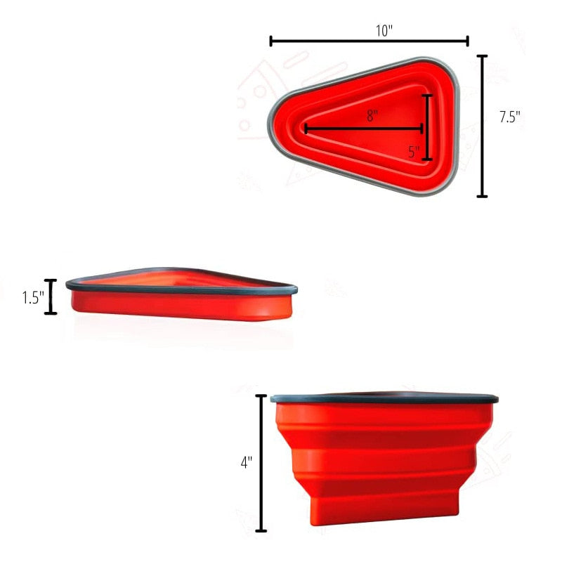 Foldable Pizza Pack Container 5pk