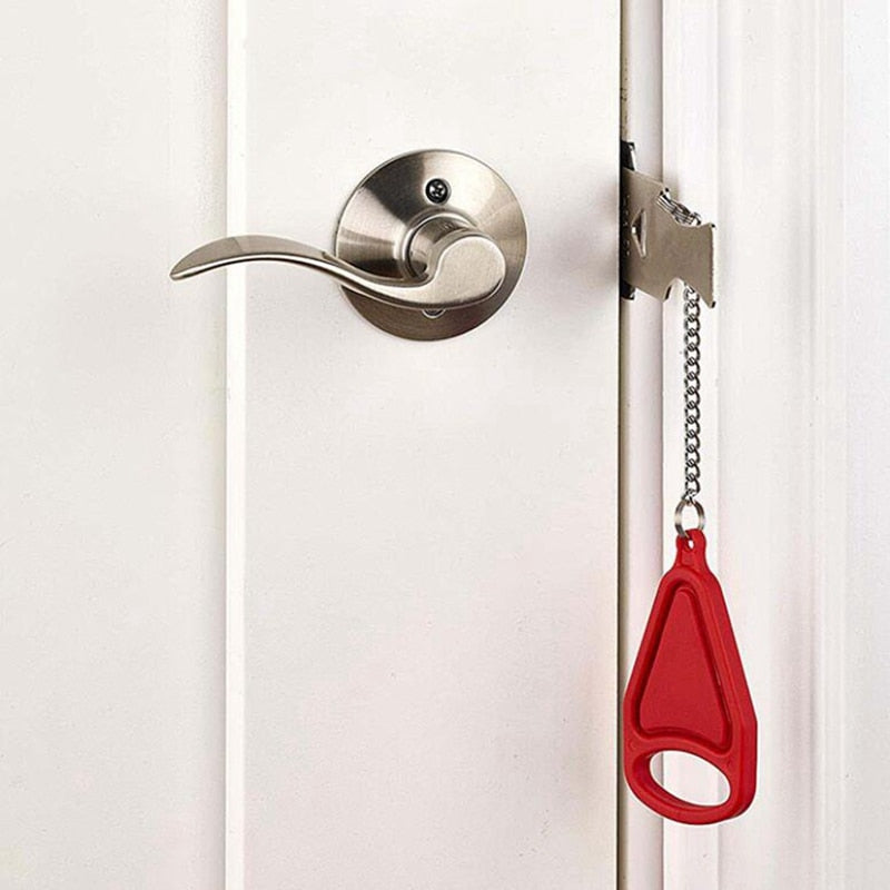 Portable Hotel Door Lock - Self-Defense Door Stop