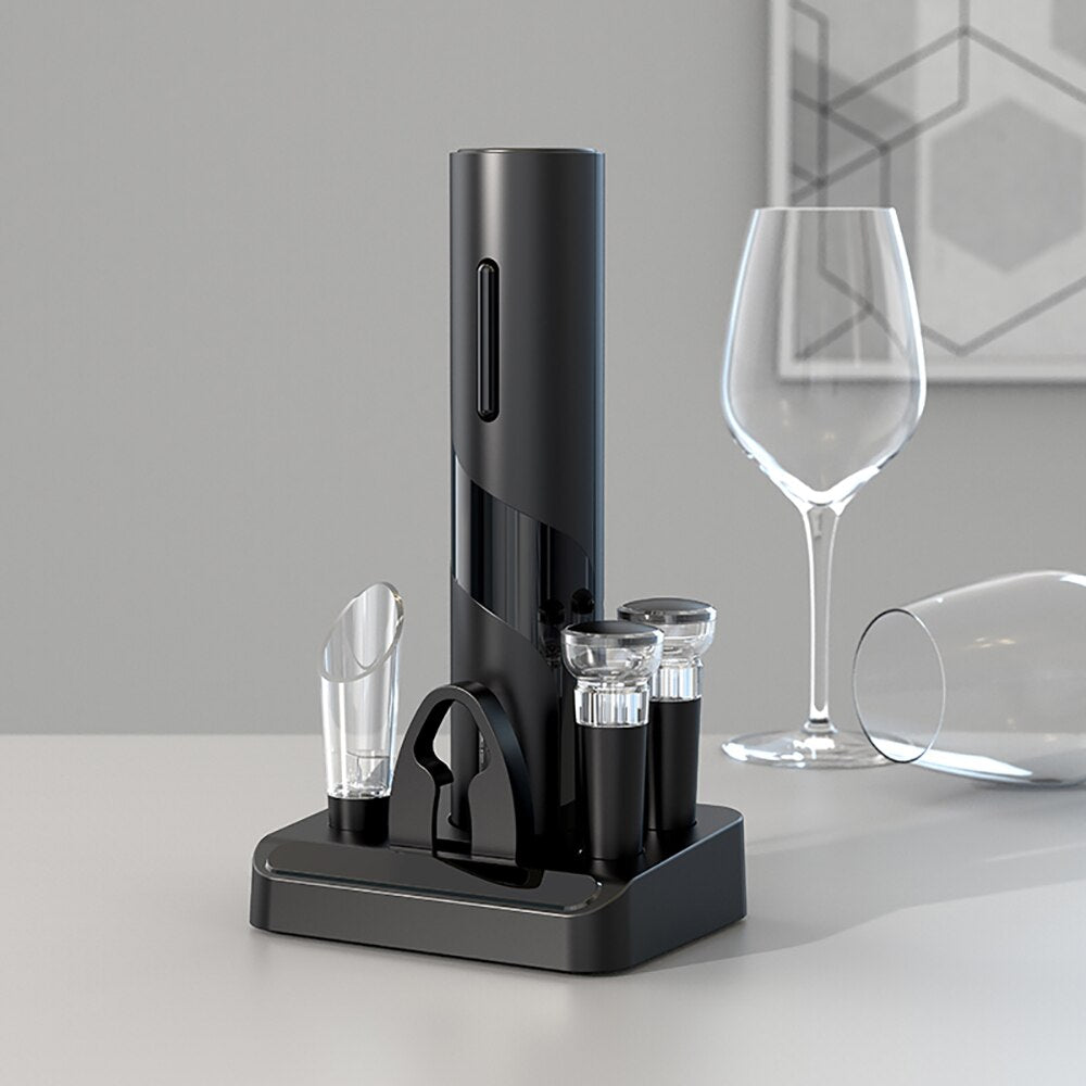 One-click Electric Wine Bottle Opener Set