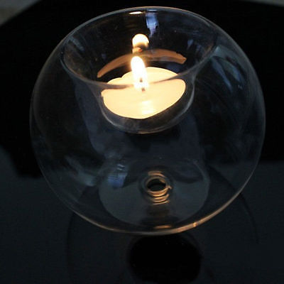 Europe-style Round Hollow Glass Candleholder