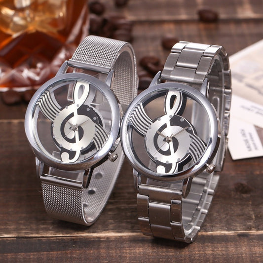 Women's Hollow Music Note Fashion Watch