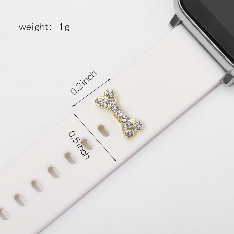 Silicone Bracelet Charms for Apple Watchband