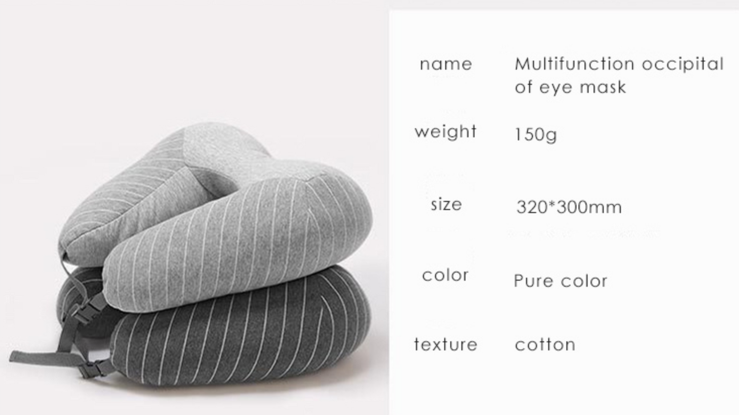 Travel Pillow With Eye Mask