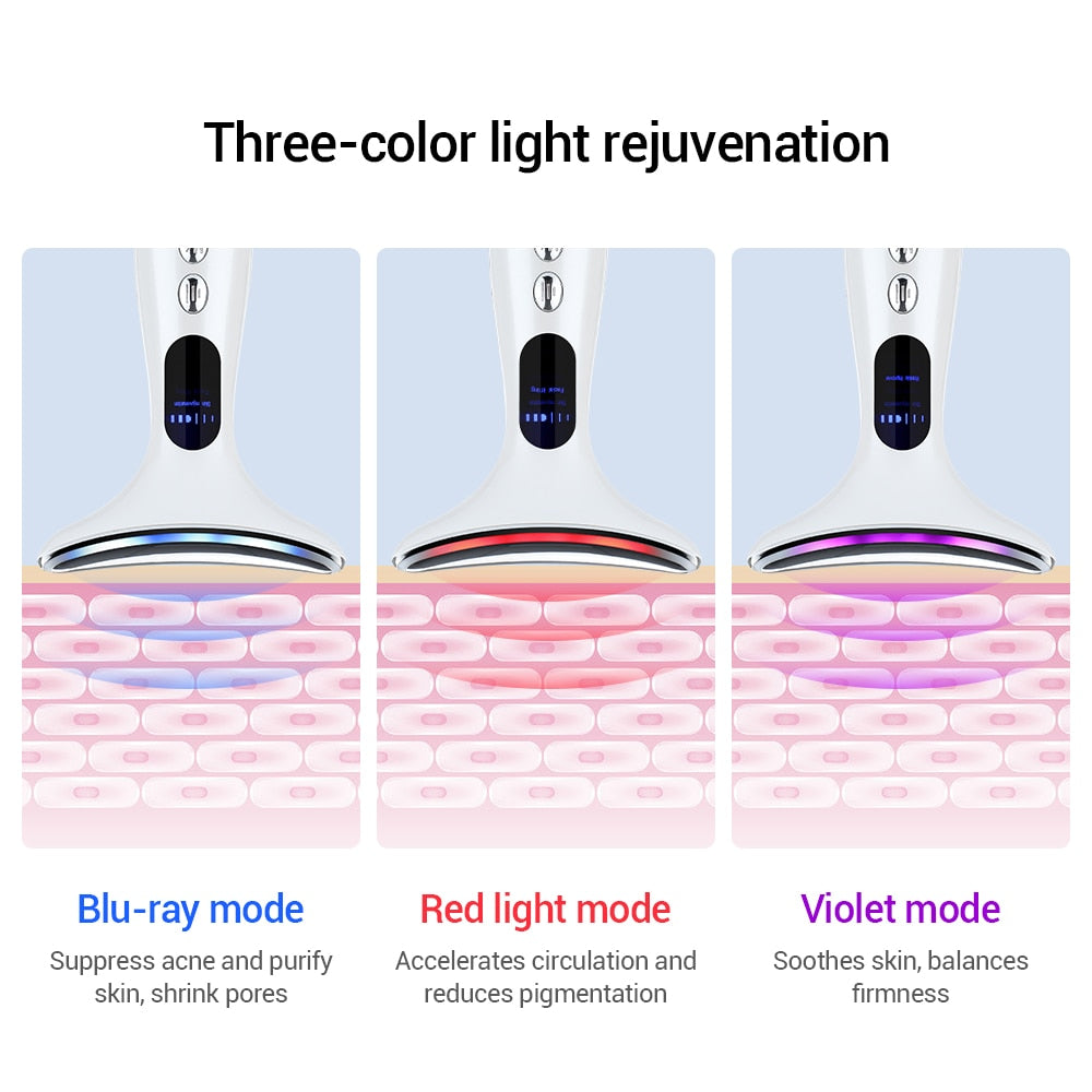 LED 7in1 Facial & Neck Massager