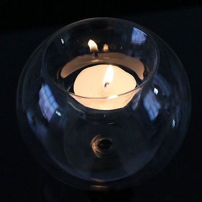 Europe-style Round Hollow Glass Candleholder