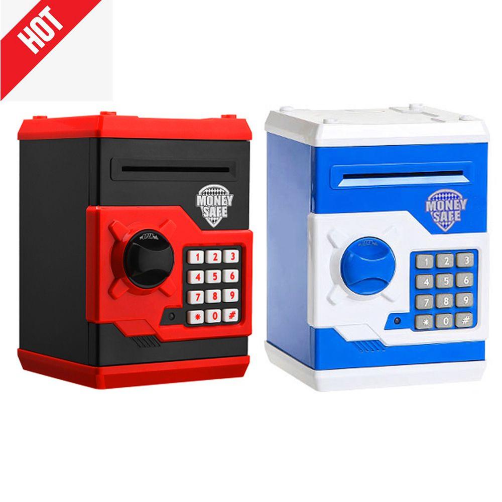 Electronic Piggy Bank ATM/Mini Safe/Safety Password/Coin Cash Deposit Machine