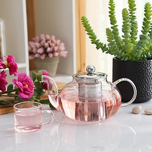 Glass Tea Pot Set