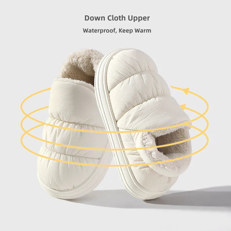 Thick Plush Unisex Slippers