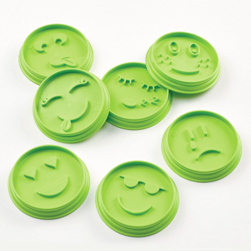 7Pcs/set Smiley Biscuit Mold Cookie Cutter Set