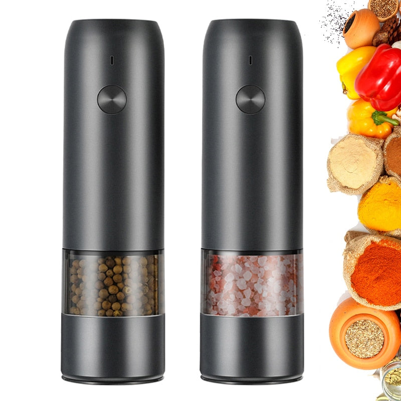 Electric Automatic Pepper or Salt Grinder With Light